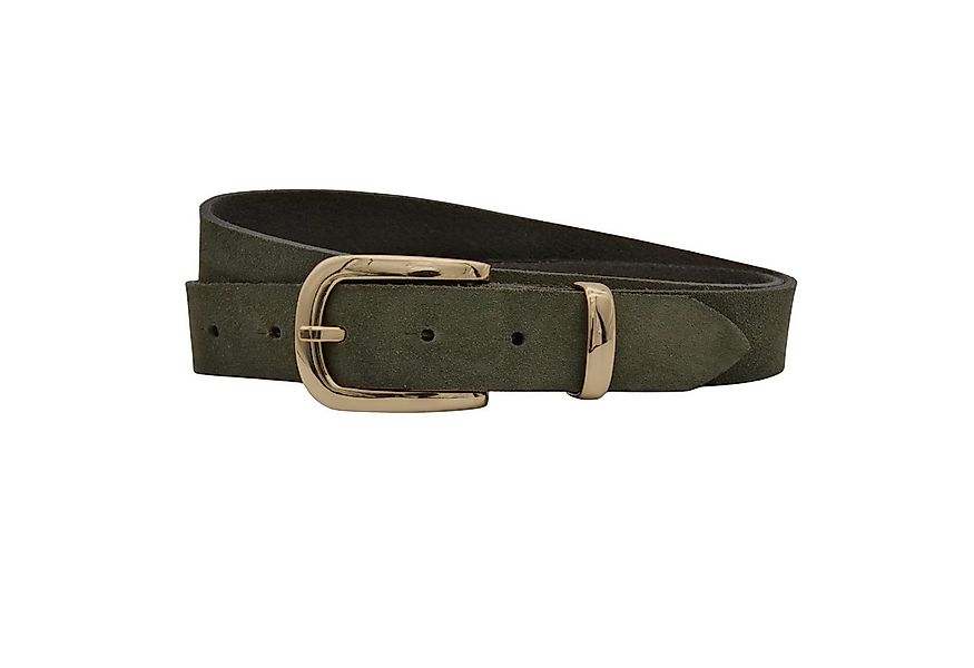 AnnaMatoni Ledergürtel AnnaMatoni Damen Ledergürtel in hochwertigem Velour günstig online kaufen