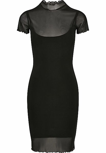 URBAN CLASSICS Shirtkleid "Urban Classics Damen Ladies Mesh Double Layer Dr günstig online kaufen