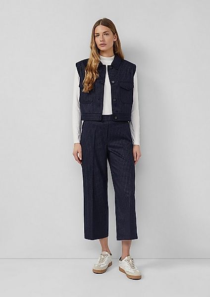 s.Oliver Culotte Hose Culotte mit Elastikbund und Nadelstreifen günstig online kaufen