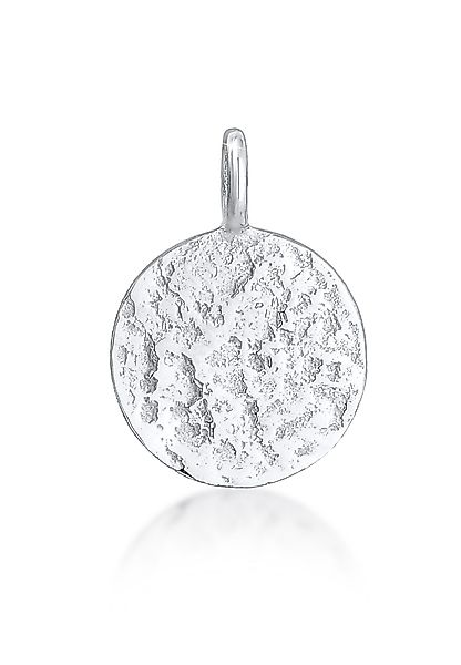 Elli Kettenanhänger Plättchen Disc Organic Struktur günstig online kaufen