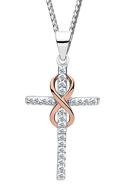 Limana Kreuzkette echt 925 Sterling Silber günstig online kaufen