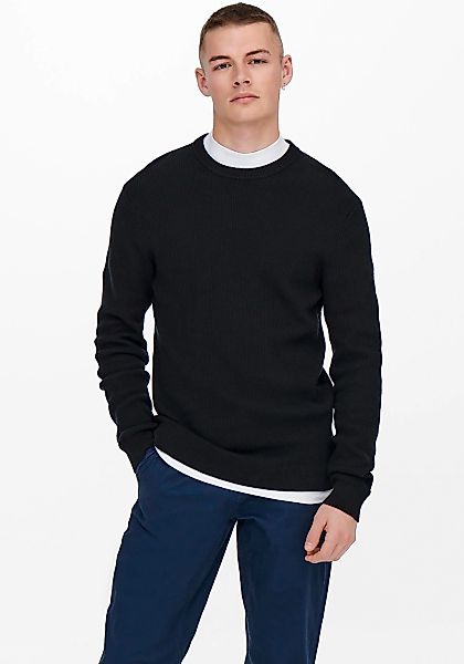 ONLY & SONS Strickpullover, im Strukturmuster günstig online kaufen