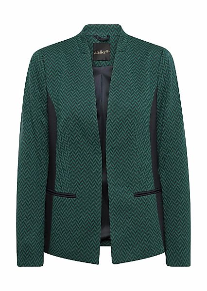 GOLDNER Kurzblazer "Kurzgröße Aufwendiger Jacquardblazer aus Jersey" Modisc günstig online kaufen