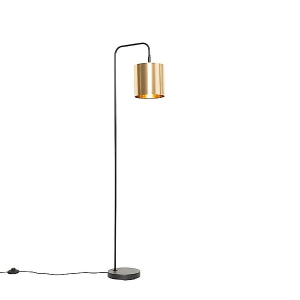 Qazqa Stehlampe Lofty, ohne Leuchtmittel, E27, günstig online kaufen