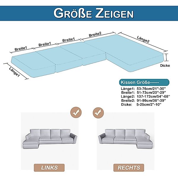 Rosnek Sofahusse Sofa Sitzbezug,Samt Sitzkissenbezug, Stretch,Schonbezug, günstig online kaufen