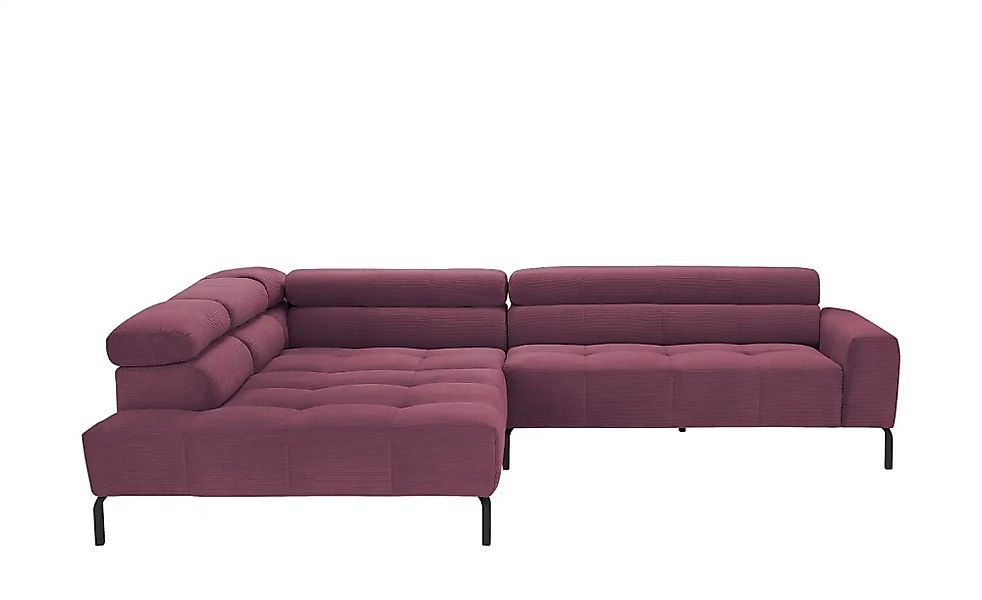 Max Schelling Ecksofa verstellbare Kopfteile MS Verve ¦ lila/violett ¦ Maße günstig online kaufen