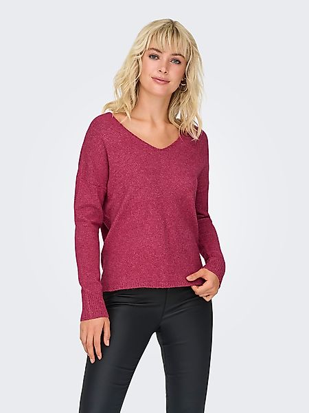 ONLY V-Ausschnitt-Pullover ONLRICA LIFE L/S V-NECK günstig online kaufen