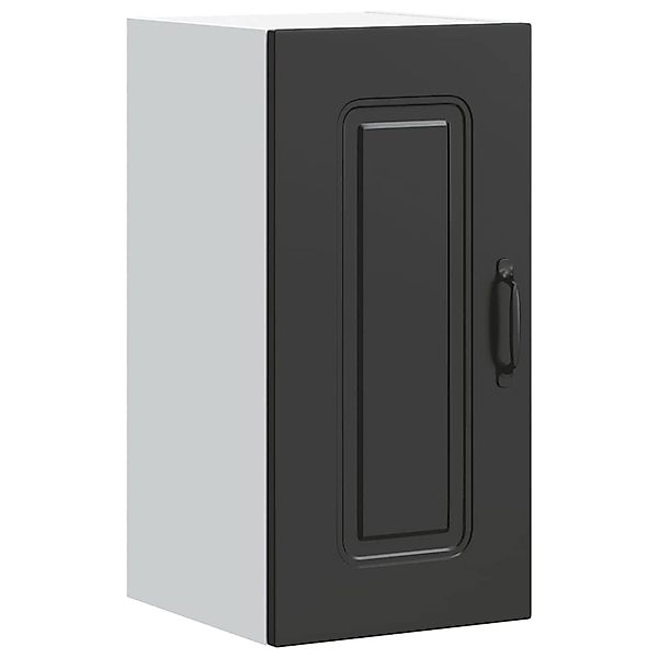 vidaXL Küchen-Hängeschrank Kalmar Schwarz Holzwerkstoff 853538 günstig online kaufen