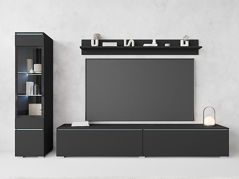 INOSIGN Wohnwand "VERA I, Vitrinen Türanschlag links/rechts wechselbar" Kom günstig online kaufen