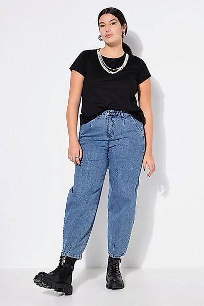 Studio Untold Regular-fit-Jeans Ballon-Jeans Wide Shape 5-Pocket Elastikbun günstig online kaufen