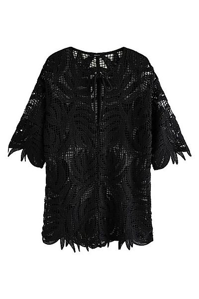 Next Strandkleid Cover-up-Kaftan mit Häkelbesatz (1-tlg) günstig online kaufen