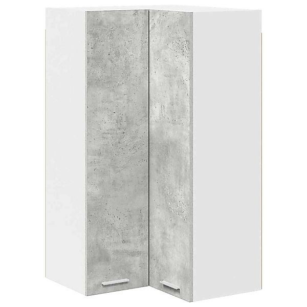 vidaXL Hängeschrank mit Tür Riga Betongrau und Weiß 57 x 57 x 100 cm 884373 günstig online kaufen