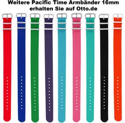 Pacific Time Uhrenarmband Wechselarmband Textil Nylon günstig online kaufen