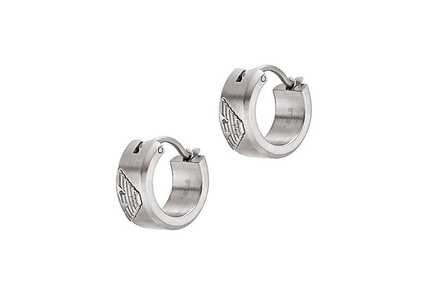 Emporio Armani Paar Creolen Schmuck Geschenk Edelstahl Ohrringe günstig online kaufen