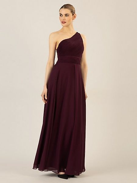 Apart Abendkleid mit Plissee- Drapierung vorne günstig online kaufen