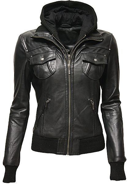 Zimmert Leather Lederjacke Fibi Blouson, Kapuze, günstig online kaufen