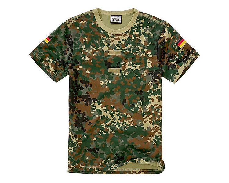 BWuM T-Shirt BWuM Bundeswehr Tropenshirt Camouflage mit Flaggen & Klett günstig online kaufen