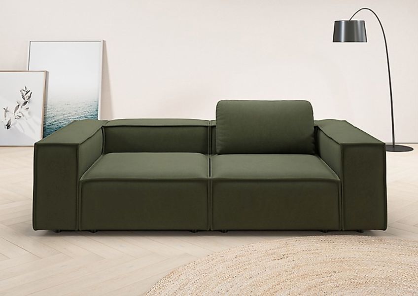 Home affaire 2-Sitzer »Watertown, modernes Sofa 246 cm breit, auch in Feinc günstig online kaufen