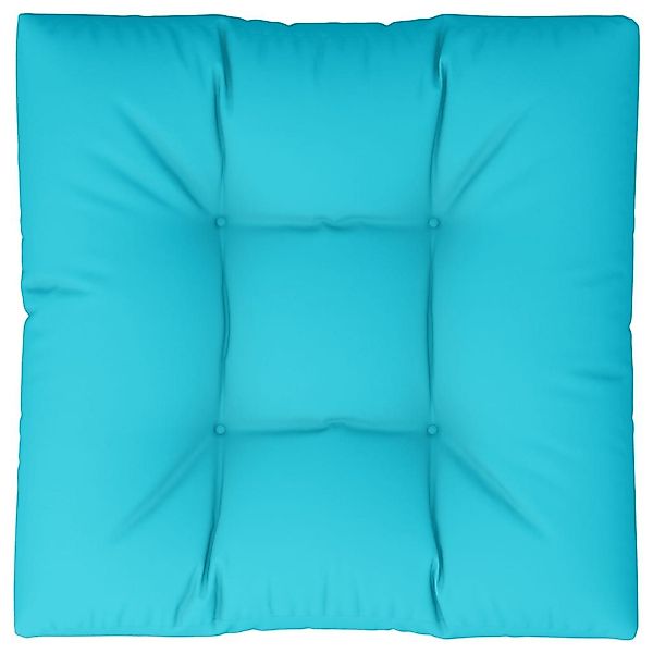 vidaXL Sitzauflage Palettenkissen Türkis 80x80x12 cm günstig online kaufen