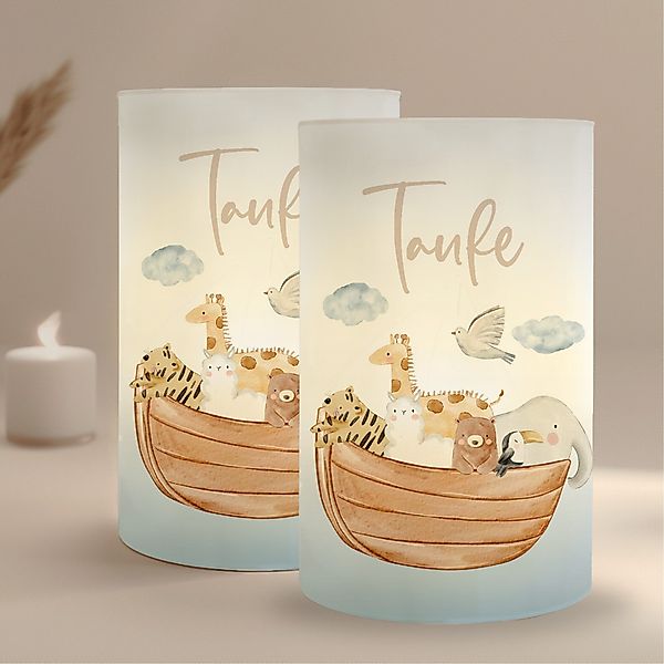 MeinBaby123® Papierdekoration 10 Windlichter Taufe, Taufe Deko, Taufe Windl günstig online kaufen