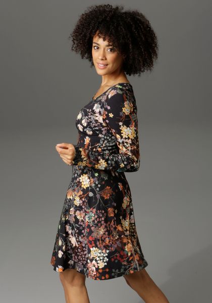 Aniston CASUAL Jerseykleid mit Blumendruck oder günstig online kaufen