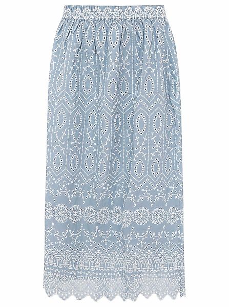 Zwillingsherz Maxirock ""Lochstickerei"" knöchellang, mit Lochspitze, elast günstig online kaufen