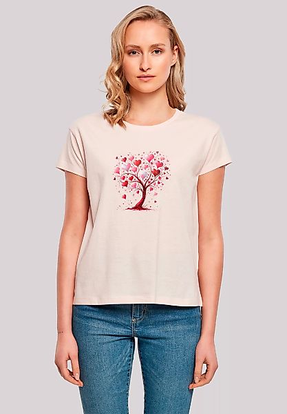 F4NT4STIC T-Shirt "Herz Baum Aquarell Druck", Premium Qualität günstig online kaufen