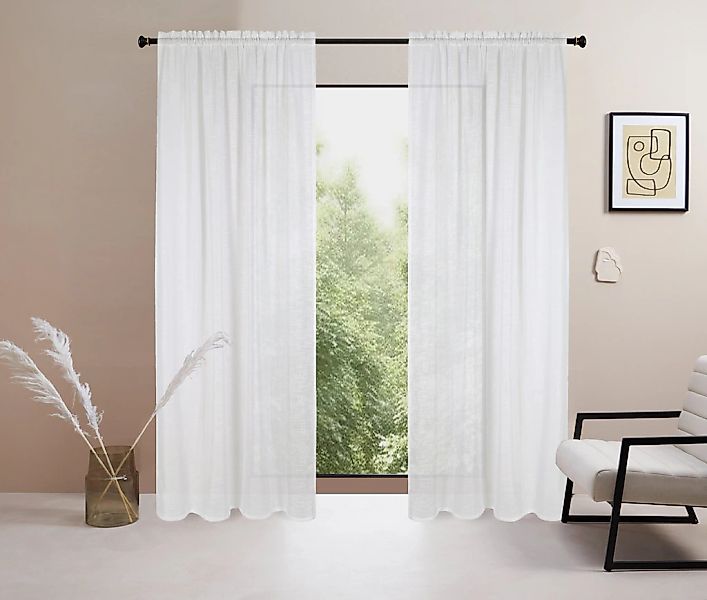 LeGer Home by Lena Gercke Gardine "Marusha" Stangendurchzug 1 Stk. tlg. Lei günstig online kaufen