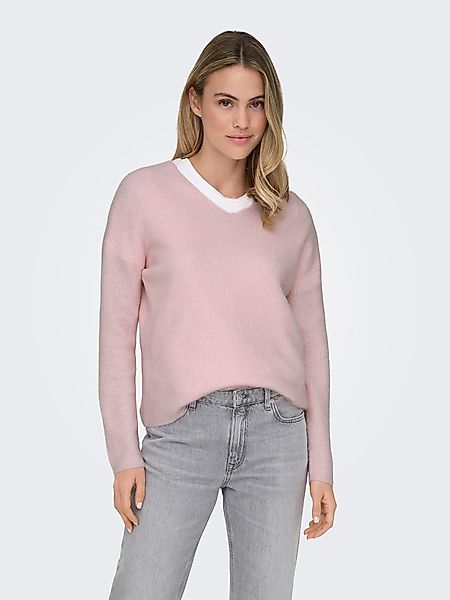 ONLY V-Ausschnitt-Pullover ONLCAMILLA V-NECK L/S PULLOVER günstig online kaufen