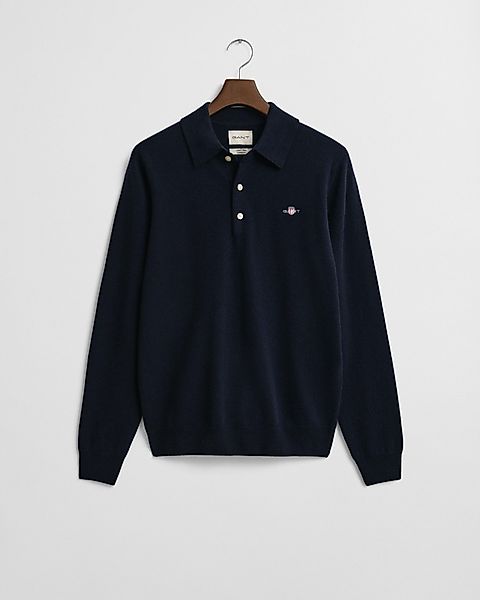 Gant Polokragenpullover SUPERFINE LAMBSWOOL mit Knöpfen, günstig online kaufen