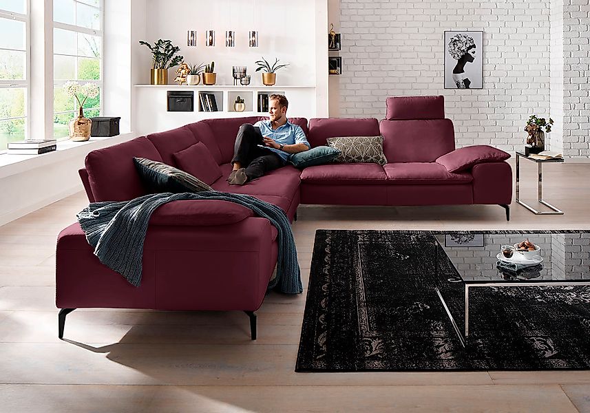 W.SCHILLIG Ecksofa »valentinoo, Designsofa, elegant und bequem, L-Form« mit günstig online kaufen