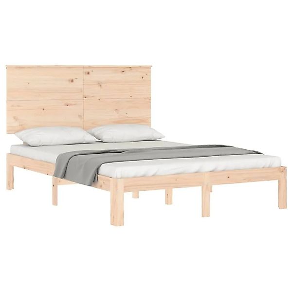 vidaXL Massivholzbett ohne Matratze 140x190 cm Kiefernholz 3193641 günstig online kaufen