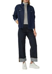 s.Oliver Rollkragenshirt mit Streifen Muster günstig online kaufen