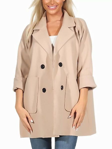 simaranda Kurzjacke Damen Mantel 5590 38-44 Beige günstig online kaufen