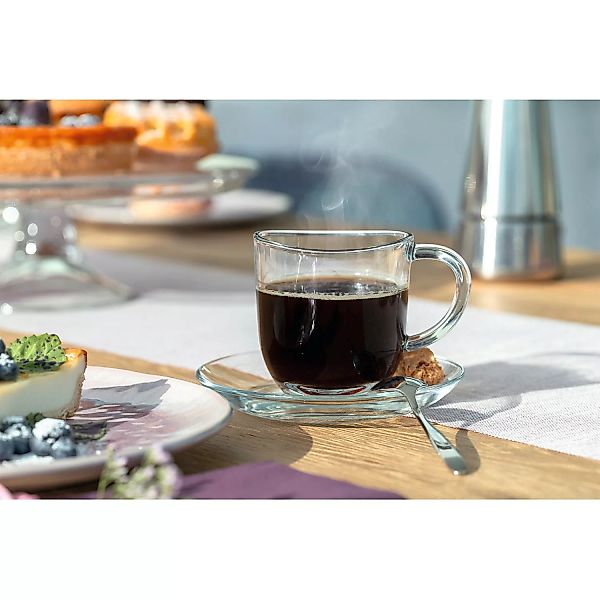 LEONARDO NAPOLI Kaffeetassen 6er Set 280 ml Tassen transparent günstig online kaufen