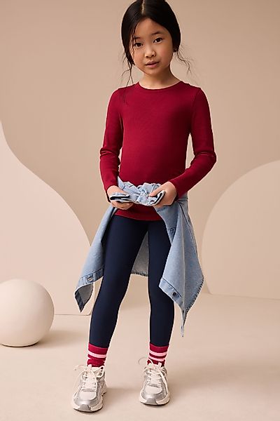 Next Langarmshirt Geripptes Langarmshirt (1-tlg) günstig online kaufen