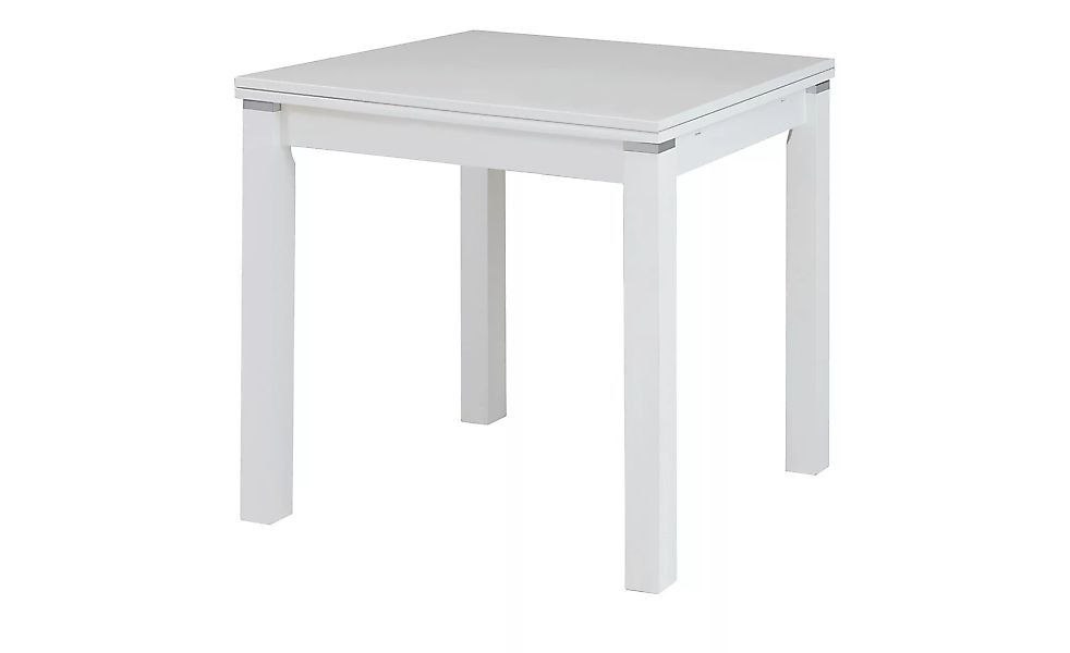 Esstisch ausziehbar - weiß - 80 cm - 76 cm - Tische > Esstische - Möbel Kra günstig online kaufen