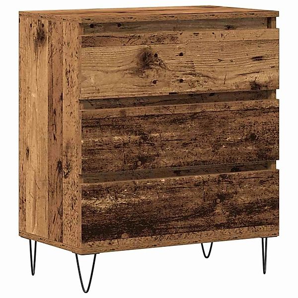 vidaXL Sideboard mit Schubladen Altholz 60 x 35 x 70 cm Holzwerkstoff 86349 günstig online kaufen
