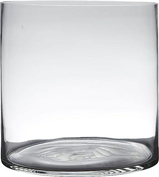 Hakbijl Glass Tischvase Hakbijl Glas Zylinder Vase 26x26x26cm Transparent S günstig online kaufen