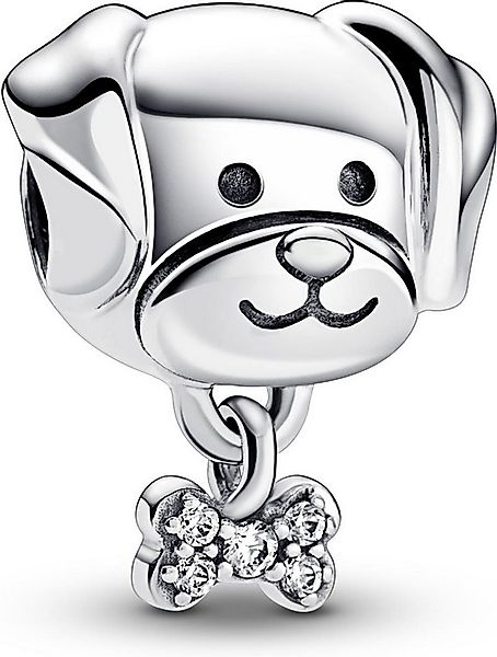 Pandora Kettenanhänger Pandora Hund & Knochen Charm 792254C01 Anhänger günstig online kaufen