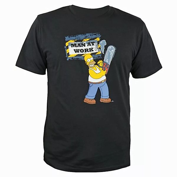 United Labels® T-Shirt Homer Simpson Man at Work - The Simpsons günstig online kaufen