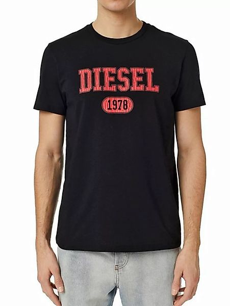 Diesel Rundhalsshirt Slim Fit Organic Logo Shirt - T-DIEGOR-K46 9XX günstig online kaufen