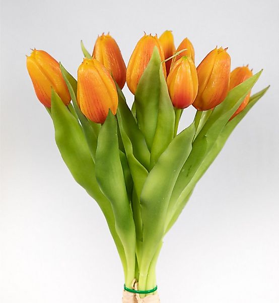 Kunstblume Tulpenbund Nature Real Touch 32x26cm mit 10 Blüten LM künstliche günstig online kaufen
