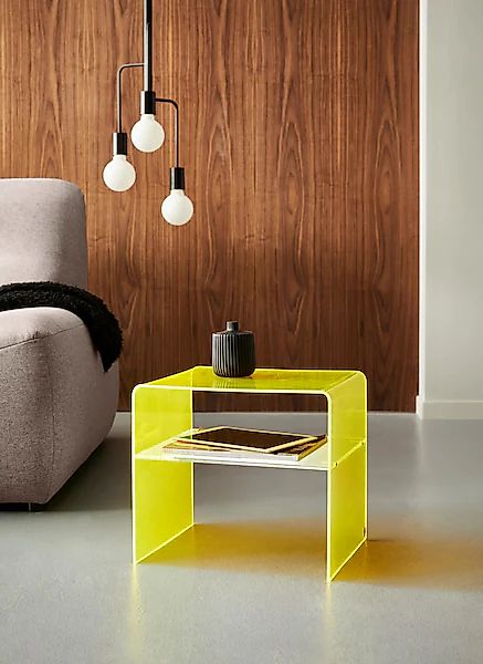 Places of Style Beistelltisch »Remus«, fluoreszierendes Acrylglas günstig online kaufen