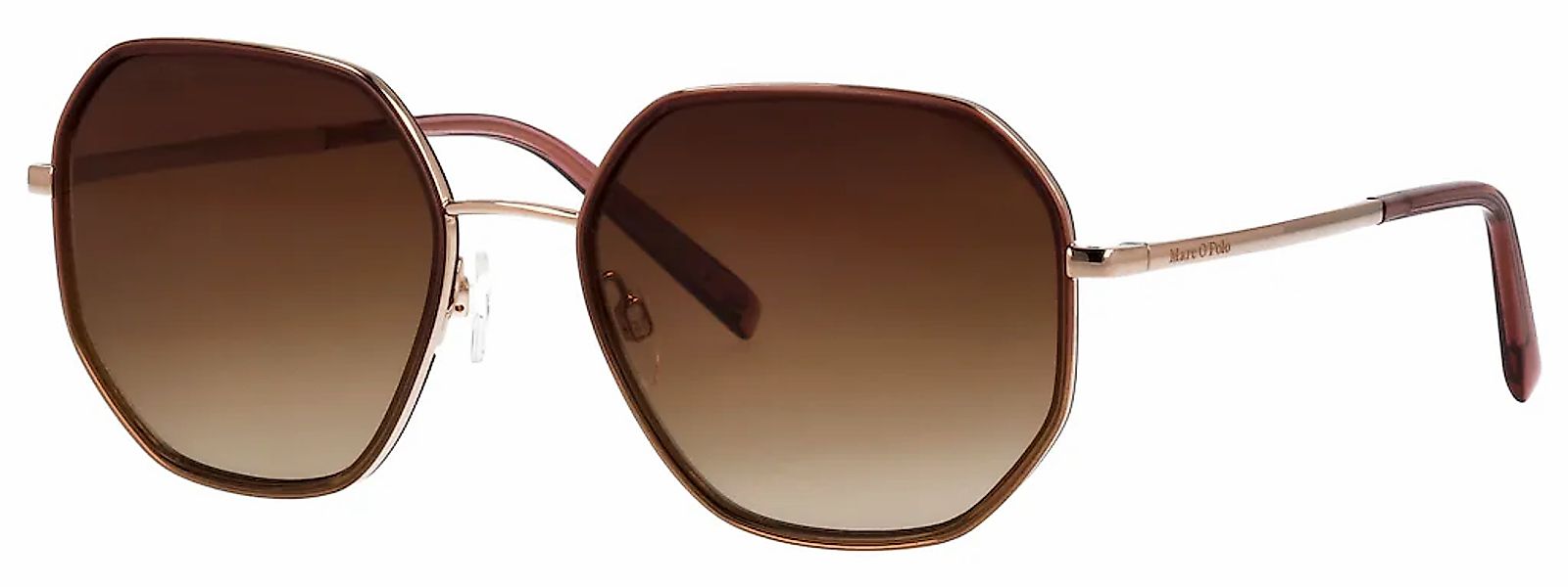 Marc OPolo Sonnenbrille "Modell 508003" Form Hexagon, Logoschriftzug auf Bü günstig online kaufen