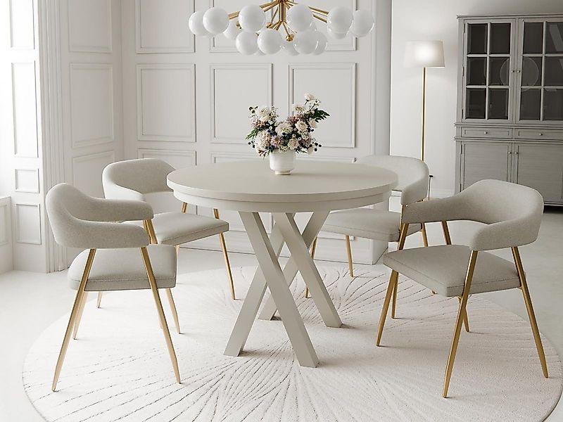 Compleo Esstisch Esszimmer, Modern, Japandi, Industrial - Küchentisch - Run günstig online kaufen