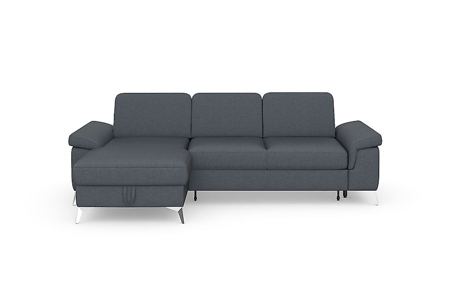 sit&more Ecksofa »Padua L-Form«, inklusive Sitztiefenverstellung, Armteilfu günstig online kaufen