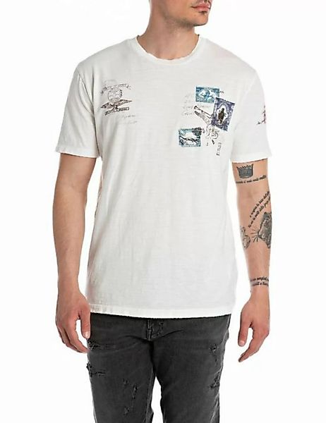 Replay T-Shirt GARMENT DYED SLUB JERSEY günstig online kaufen