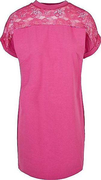 URBAN CLASSICS Shirtkleid "Urban Classics Damen Ladies Lace Tee Dress", (1 günstig online kaufen