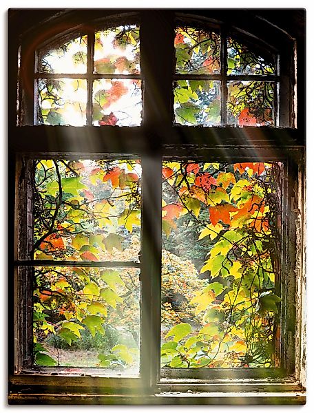 Artland Wandbild "Altbau" Fenster & Türen 1 Stk. tlg. als Alubild, Outdoorb günstig online kaufen